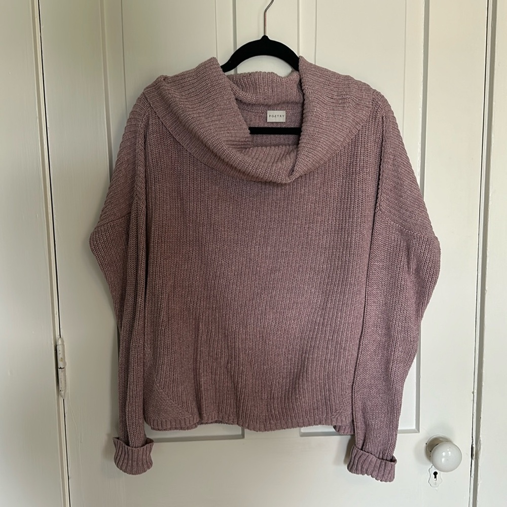 POETRY Cowl Neck Sweater, size 10